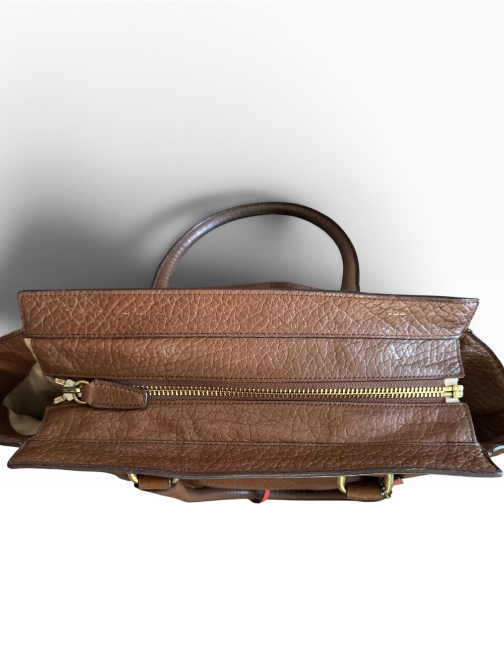 Coach Legacy Candace Medium Carryall Brown Pebble Leather with Callout - Picture 8 of 16